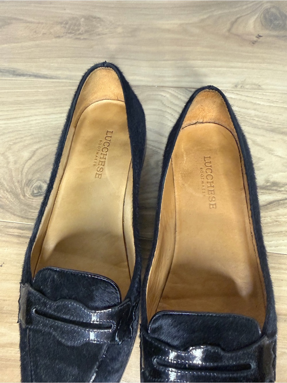 Lucchese Women’s Black Hair Loafers - Picture 7 of 7